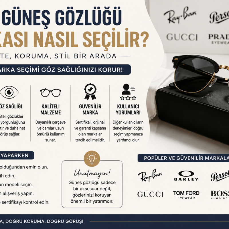 En İyi Güneş Gözlüğü Markası Nasıl Seçilir? | Kaliteli Gözlük Rehberi