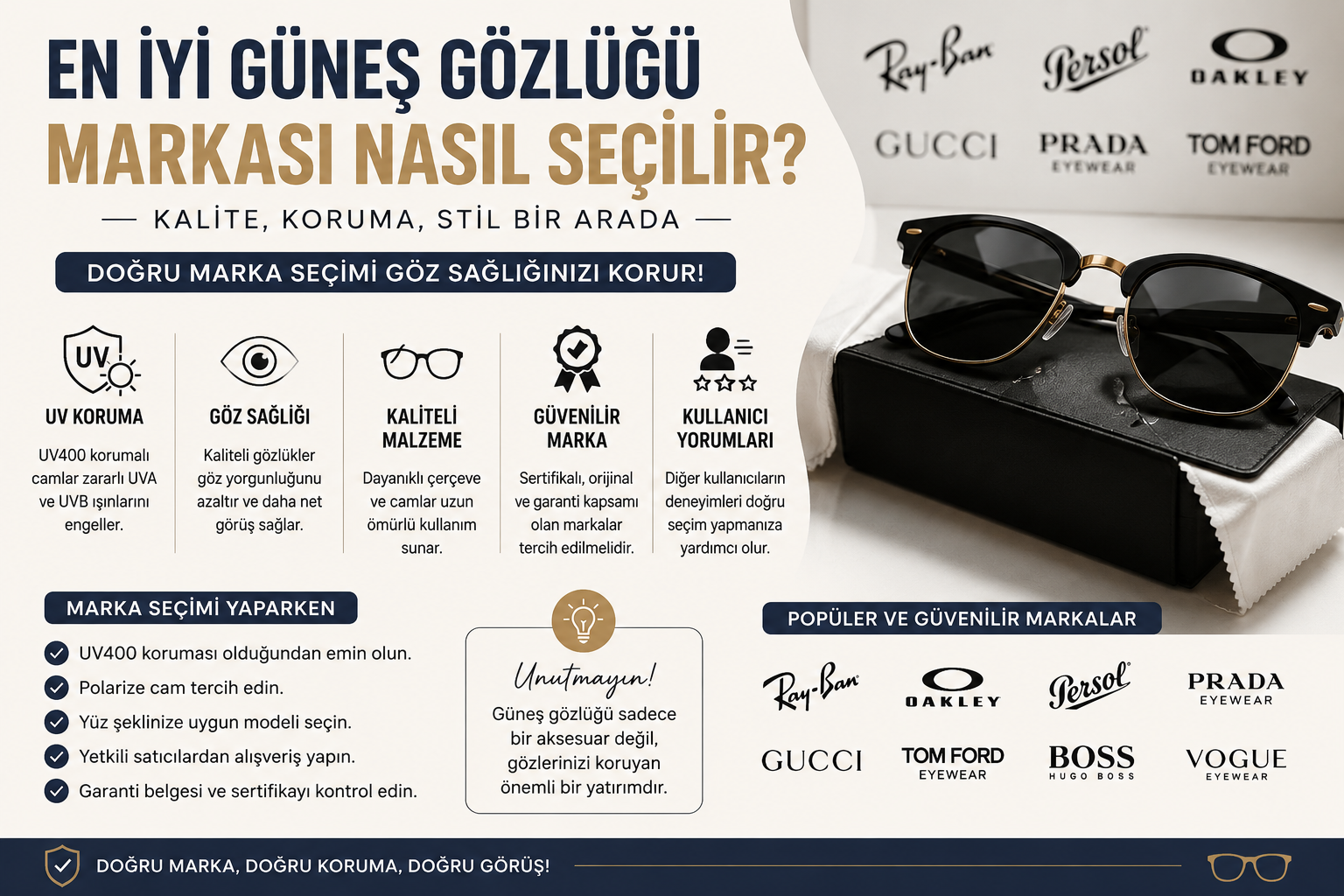 En İyi Güneş Gözlüğü Markası Nasıl Seçilir? | Kaliteli Gözlük Rehberi